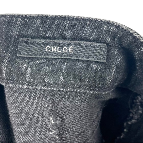 Agolde Chloe Destroyed Liverpool Wash Boyfriend Low Rise Slim Jeans Size 25 - Picture 6 of 6